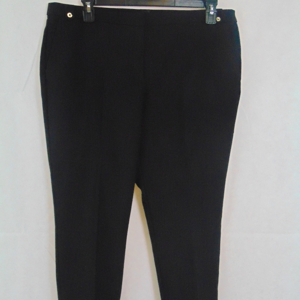 ANNE KLEIN TROUSERS WOMEN  BLACK